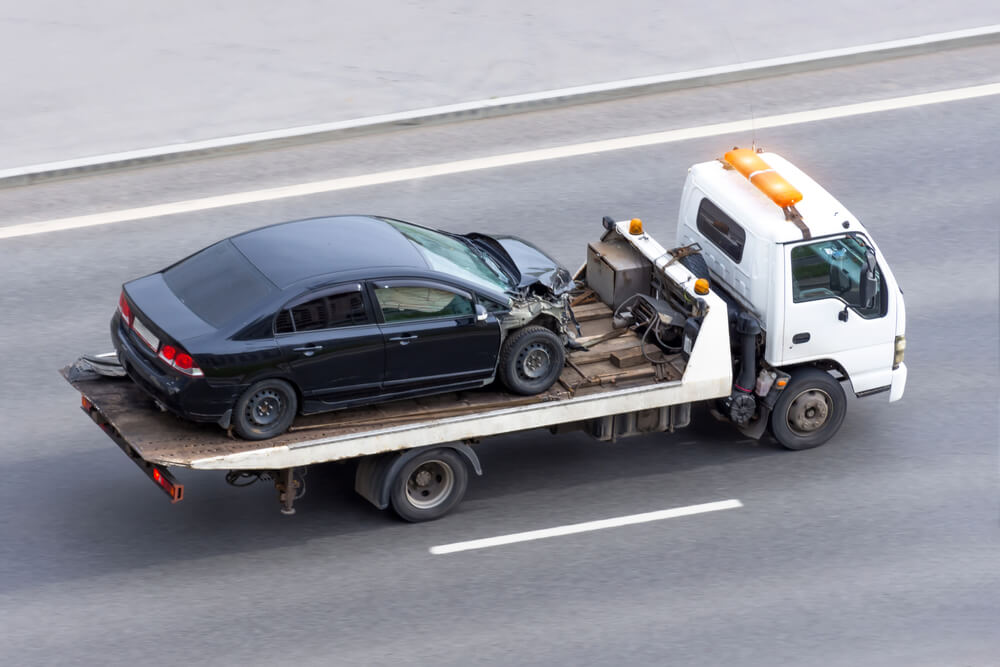 Professional accident towing service at allcar towing
